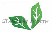 E-187 Lg. Carved Leaves
